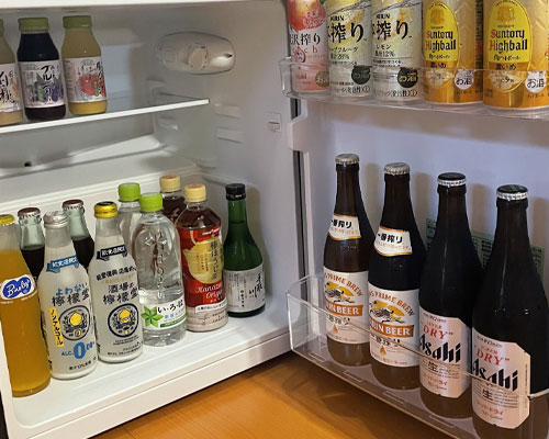 冷蔵庫内のお飲み物