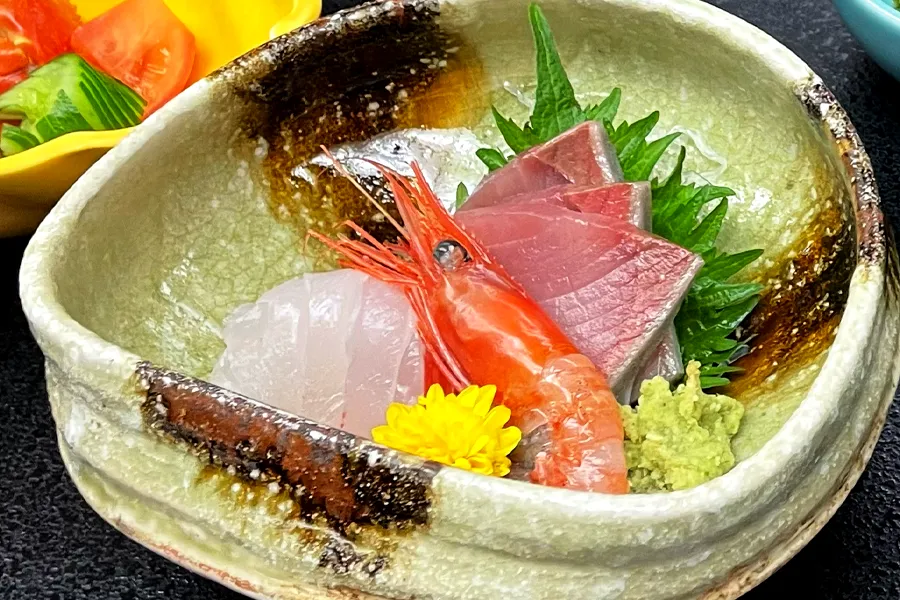 今月の本館旬彩懐石お造り